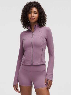 Lululemon Define Cropped Jacket Nulu in Lavender Luxe